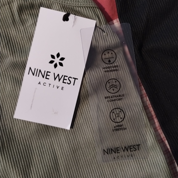 Nine West Active Workout Racerback Ribbed Tank Tops SET of 2 Plus size 2X - Picture 7 of 7